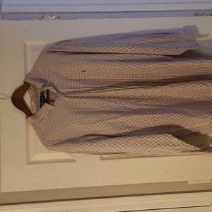 Ralph lauren men's button down Oxford shirt, White black and red, XXL